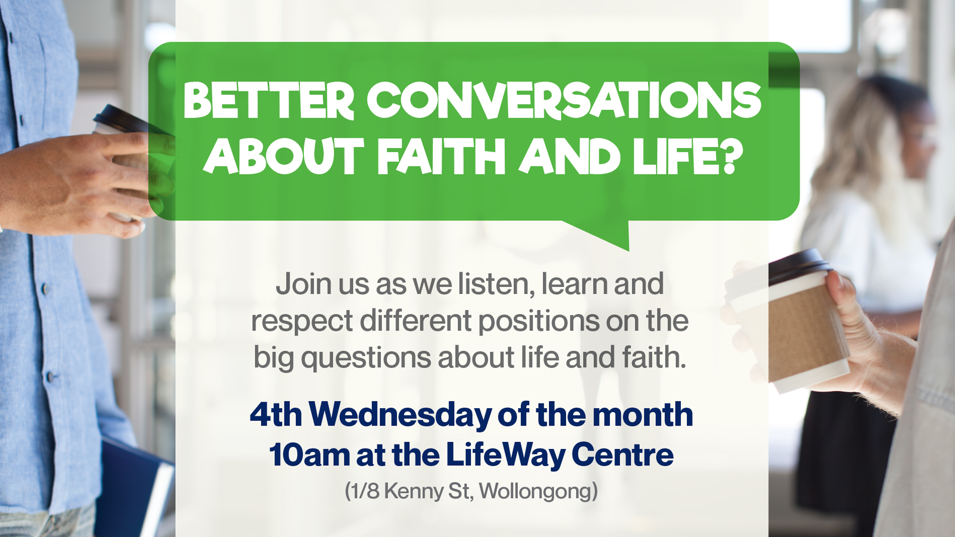 Better Conversations - 4th Wednesday 10am